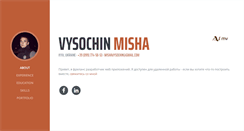 Desktop Screenshot of mvysochin.com